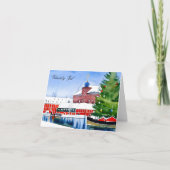 Glædelig jul, Deens Kerstfeest Kaart (Voorkant)