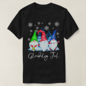 Glaedelig Jul Nordic Gnomes Tomte Nisse Danish Chr T-shirt (Design voorkant)