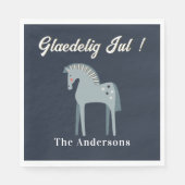 Glædelig Jul | Vrolijk kerstfeest in het Deens Servet (Voorkant)