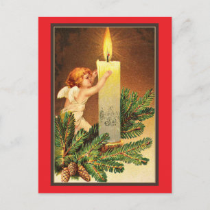 Glaedelig, Noors kerst kunstwerk, 1906 Briefkaart