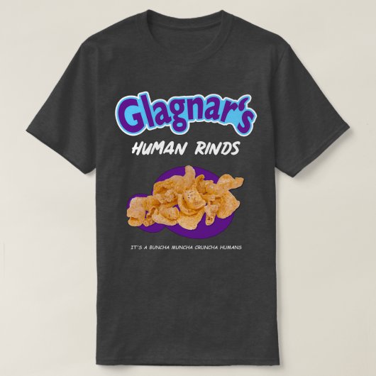 Glagnars Human Rinds T-shirt (Design voorkant)