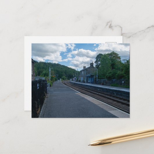 Glaisdale Railway Station Briefkaart (Voorkant / Achterkant in situ)
