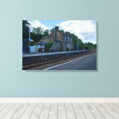 Glaisdale Railway Station Canvas Afdruk (Insitu (Houten vloer))