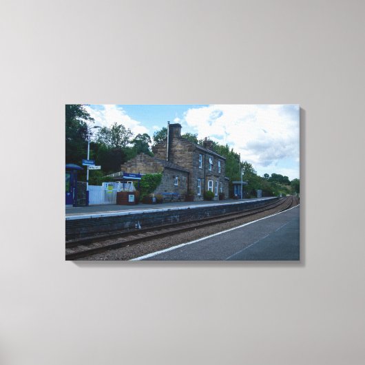 Glaisdale Railway Station Canvas Afdruk (Voorkant)