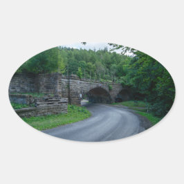 Glaisdale Viaduct Ovale Sticker