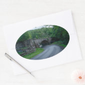 Glaisdale Viaduct Ovale Sticker (Envelop)