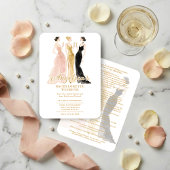 Glam 4 Women Elegant Evening Dresses Bachelorette Kaart