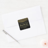 Glam Agate Black Gold Essential Oil Blend Labels (Envelop)