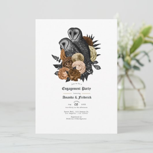  Glam Amber is eigenaar van Gothic Engagement Part Kaart (Staand voorkant)