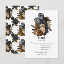  Glam Amber Owls Gothic Wedding