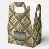 Glam Art Deco Bruiloft Dank u ID1033 Bedankdoosjes (Geopend)