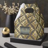 Glam Art Deco Bruiloft Dank u ID1033 Bedankdoosjes