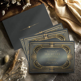 Glam Art Deco Bruiloft Vrijgezellenfeest ID1033