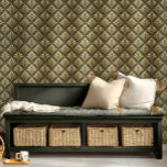 Glam Art Deco Zwart Goud ID1033 Behang<br><div class="desc">Dit elegante naadloze patroon heeft een klassiek ontwerp dat een glamoureuze en  charme uitstraalt,  met een kleurenpalet van zwart,  gloeiend goud en warme grijstinten. Zoek ID1033 om andere producten met dit patroon te zien.</div>