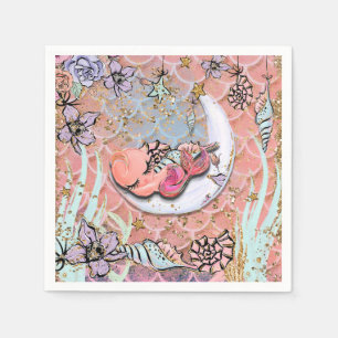 Glam Baby Zeemeermin Meisjes Baby Shower Verjaarda Servet