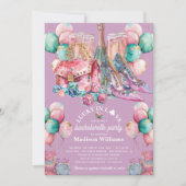 Glam Bachelorette Casino Party Kaart (Voorkant)