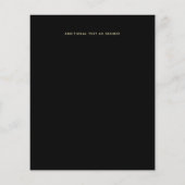 Glam BAR MITZWAH Meisjesachtig GOUD Glitters Diere (Achterkant)