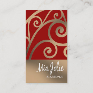 "Glam Baroque Curves" — onderscheidend, Classy,  Visitekaartje