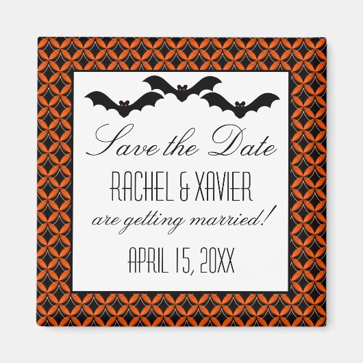 Glam Bats Halloween in Uptown Magneet (Voorkant)