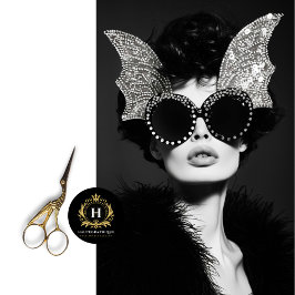  Glam Batwing Zonnebril Edgy DIY Decoupage Tissuepapier