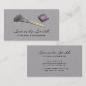 Glam Beauty Makeup Artist Eyelashes & Lips Busines Visitekaartje (Voorkant / Achterkant)