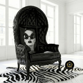  Glam Black & Crystal Cat-Eye Decoupage Tissuepapier