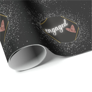 Glam Black en Silver Cadeaupapier