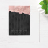 Glam Black Roos Gold Stripes, Kaarten voor beeldsc Visitekaartje (Bureau)