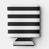 Glam Black Stripe | Vrijgezellenfeest Blikjeskoeler (Achterkant)