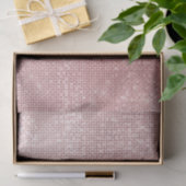 Glam Blush Pink Glitzy Sparkle Tissuepapier (Geschenk)