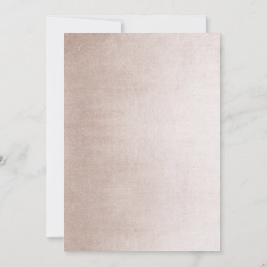 GLAM BLUSH ROOS GEEFT UW LOGO WERKSHOP GALA GEBEUR KAART (Achterkant)