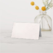 Glam blush roos gouden glitter plaats kaarten plaatskaartje (Achterkant)