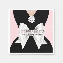 Glam Blush Roze Fancy Tiffany Theme Baby shower Servet