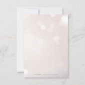 Glam borgundy  kalligrafie dank u bedankkaart (Achterkant)