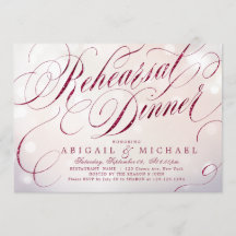 Glam borgundy kalligrafie repetitie diner