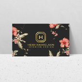 Glam Box Logo Monogram  Bloemen Designer Visitekaartje