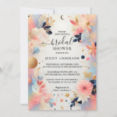 Glam Bright Pastel Ombre Glitter Vrijgezellenfeest Kaart (Voorkant)