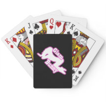 Glam Bunny Crawl Logo speelkaarten