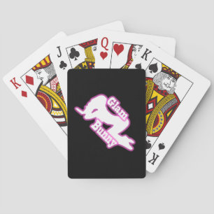 Glam Bunny Crawl Logo speelkaarten