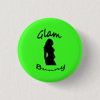 Glam Bunny Logo Pin Ronde Button 3,2 Cm