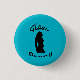 Glam Bunny Logo Pin Ronde Button 3,2 Cm