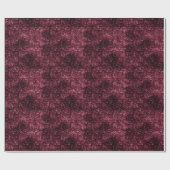 Glam Burgundy Leopard Print Cadeaupapier (Vlak)