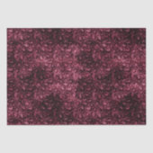 Glam Burgundy Leopard Print Tissuepapier (Voorkant)