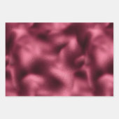 Glam Burgundy Red Rose Blush Glitter Stripes Inpakpapier Vel (Voorkant 2)