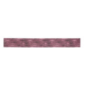Glam Burgundy Red Rose Blush Glitter Stripes Satijnen Lint (Voorkant)