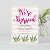 Glam Cactus | Aankondiging van ons huwelijk (Staand voorkant)