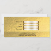 Glam Cadeaubon Folie wit en goud  (Achterkant)