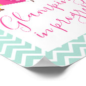 Glam Camp Spa Makover Birthday Poster (Hoek)