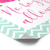 Glam Camp Spa Makover Birthday Poster (Hoek)