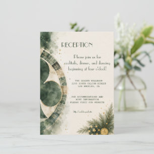 Glam Casino Las Vegas Roaring 20s Gatsby Bruiloft Informatiekaartje